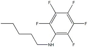 2,3,4,5,6-pentafluoro-N-pentylaniline 구조식 이미지