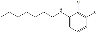 2,3-dichloro-N-heptylaniline 구조식 이미지