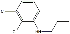 2,3-dichloro-N-propylaniline Structure