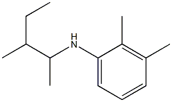 2,3-dimethyl-N-(3-methylpentan-2-yl)aniline Structure