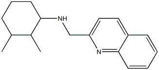 2,3-dimethyl-N-(quinolin-2-ylmethyl)cyclohexan-1-amine Structure