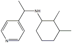 2,3-dimethyl-N-[1-(pyridin-4-yl)ethyl]cyclohexan-1-amine Structure