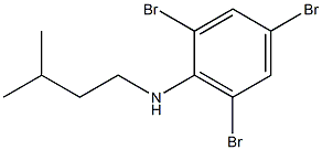 2,4,6-tribromo-N-(3-methylbutyl)aniline 구조식 이미지