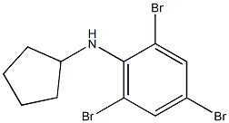 2,4,6-tribromo-N-cyclopentylaniline Structure