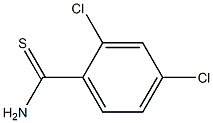 2,4-dichlorobenzenecarbothioamide Structure