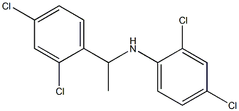 2,4-dichloro-N-[1-(2,4-dichlorophenyl)ethyl]aniline 구조식 이미지
