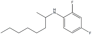 2,4-difluoro-N-(octan-2-yl)aniline Structure