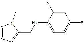 2,4-difluoro-N-[(1-methyl-1H-pyrrol-2-yl)methyl]aniline Structure