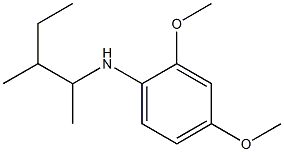 2,4-dimethoxy-N-(3-methylpentan-2-yl)aniline Structure