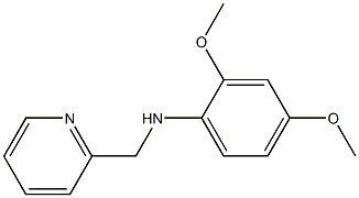 2,4-dimethoxy-N-(pyridin-2-ylmethyl)aniline Structure