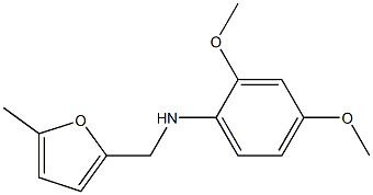 2,4-dimethoxy-N-[(5-methylfuran-2-yl)methyl]aniline Structure