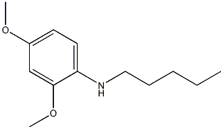 2,4-dimethoxy-N-pentylaniline Structure