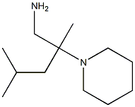 2,4-dimethyl-2-piperidin-1-ylpentan-1-amine 구조식 이미지