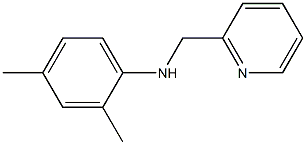 2,4-dimethyl-N-(pyridin-2-ylmethyl)aniline 구조식 이미지