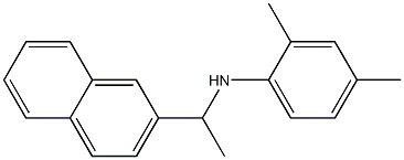 2,4-dimethyl-N-[1-(naphthalen-2-yl)ethyl]aniline Structure