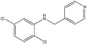 2,5-dichloro-N-(pyridin-4-ylmethyl)aniline 구조식 이미지