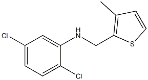 2,5-dichloro-N-[(3-methylthiophen-2-yl)methyl]aniline 구조식 이미지