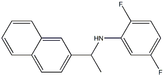 2,5-difluoro-N-[1-(naphthalen-2-yl)ethyl]aniline 구조식 이미지
