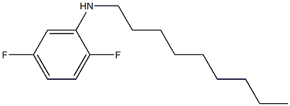 2,5-difluoro-N-nonylaniline 구조식 이미지