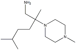 2,5-dimethyl-2-(4-methylpiperazin-1-yl)hexan-1-amine 구조식 이미지