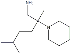 2,5-dimethyl-2-(piperidin-1-yl)hexan-1-amine 구조식 이미지