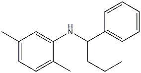 2,5-dimethyl-N-(1-phenylbutyl)aniline 구조식 이미지