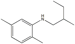 2,5-dimethyl-N-(2-methylbutyl)aniline Structure