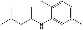 2,5-dimethyl-N-(4-methylpentan-2-yl)aniline 구조식 이미지