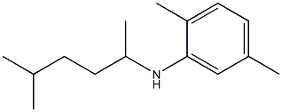 2,5-dimethyl-N-(5-methylhexan-2-yl)aniline 구조식 이미지