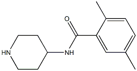 2,5-dimethyl-N-(piperidin-4-yl)benzamide Structure