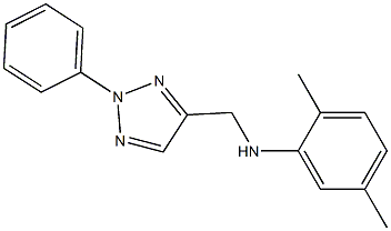 2,5-dimethyl-N-[(2-phenyl-2H-1,2,3-triazol-4-yl)methyl]aniline Structure