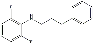 2,6-difluoro-N-(3-phenylpropyl)aniline Structure