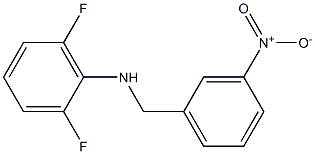 2,6-difluoro-N-[(3-nitrophenyl)methyl]aniline 구조식 이미지