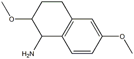 2,6-dimethoxy-1,2,3,4-tetrahydronaphthalen-1-amine Structure