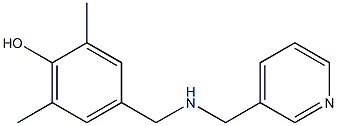 2,6-dimethyl-4-{[(pyridin-3-ylmethyl)amino]methyl}phenol Structure