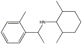 2,6-dimethyl-N-[1-(2-methylphenyl)ethyl]cyclohexan-1-amine 구조식 이미지