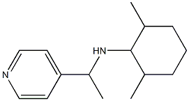 2,6-dimethyl-N-[1-(pyridin-4-yl)ethyl]cyclohexan-1-amine Structure