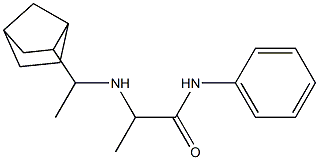 2-[(1-{bicyclo[2.2.1]heptan-2-yl}ethyl)amino]-N-phenylpropanamide Structure