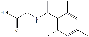 2-[(1-mesitylethyl)amino]acetamide Structure