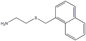 2-[(1-naphthylmethyl)thio]ethanamine Structure