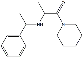 2-[(1-phenylethyl)amino]-1-(piperidin-1-yl)propan-1-one 구조식 이미지