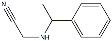 2-[(1-phenylethyl)amino]acetonitrile 구조식 이미지