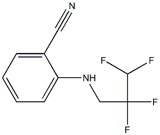 2-[(2,2,3,3-tetrafluoropropyl)amino]benzonitrile 구조식 이미지