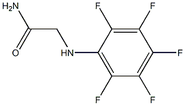 2-[(2,3,4,5,6-pentafluorophenyl)amino]acetamide 구조식 이미지