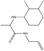 2-[(2,3-dimethylcyclohexyl)amino]-N-(prop-2-en-1-yl)propanamide Structure