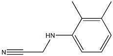 2-[(2,3-dimethylphenyl)amino]acetonitrile Structure