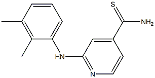 2-[(2,3-dimethylphenyl)amino]pyridine-4-carbothioamide 구조식 이미지