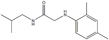 2-[(2,4-dimethylphenyl)amino]-N-(2-methylpropyl)acetamide Structure