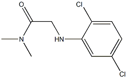 2-[(2,5-dichlorophenyl)amino]-N,N-dimethylacetamide 구조식 이미지