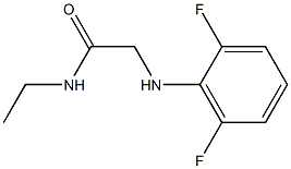 2-[(2,6-difluorophenyl)amino]-N-ethylacetamide 구조식 이미지